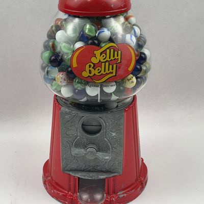 Sale Photo Thumbnail #441: Jelly Belly Metal Gumball Machine Bank