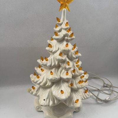 Sale Photo Thumbnail #129: Lighted Ceramic Christmas Tree
