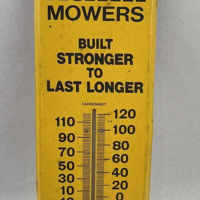 Sale Photo Thumbnail #181: Hahn Mowers Metal Thermometer