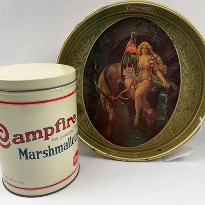 Sale Photo Thumbnail #138: Pair Tins: Campfire & Clysmic Tray