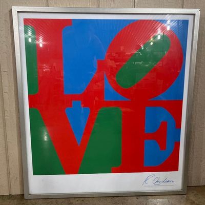 Sale Photo Thumbnail #288: Robert Indiana Signed LOVE Lithograph