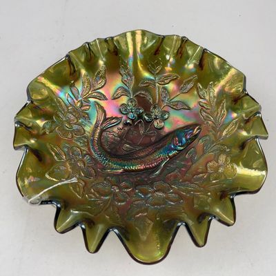 Sale Photo Thumbnail #12: Millersburg Trout & Fly Carnival Bowl
