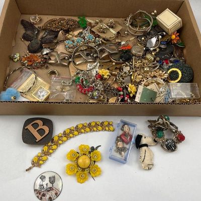 Sale Photo Thumbnail #394: Costume Jewelry & Fraternal Medals