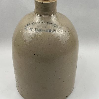 Sale Photo Thumbnail #21: Ottman Bros Salt Glazed Stoneware Jug