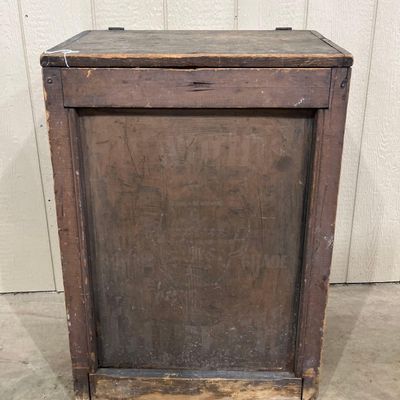 Sale Photo Thumbnail #305: General Store Metal-Lined Wood Bin