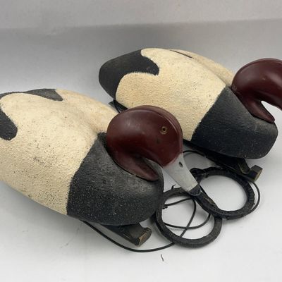 Sale Photo Thumbnail #224: Pair Restle Canvasback Duck Decoys
