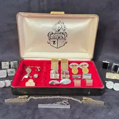 Vintage Cufflinks, Tie Tacks & Tie Clips