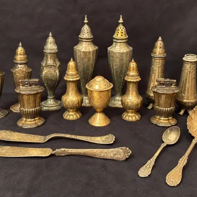 Vintage Silverplate – Rogers, Ronson Lighters & More