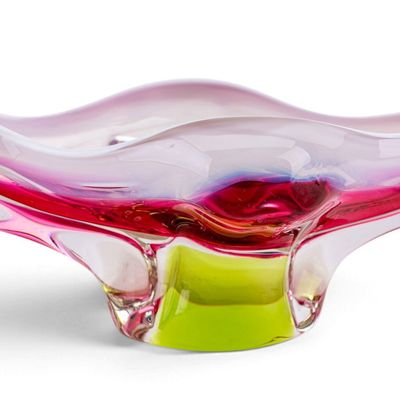 Sale Photo Thumbnail #292: Mid-Century Modern Hand-Blown Art Glass Dish