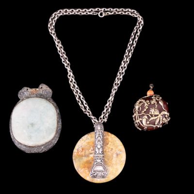 Sale Photo Thumbnail #585: Antique / Vintage Chinese / Tibetan Jewelry