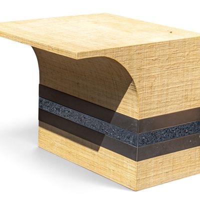 Sale Photo Thumbnail #22: Postmodern Block Side Table
