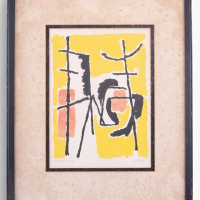 Sale Photo Thumbnail #275: John von Wicht Pencil-Signed Woodcut