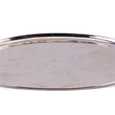 Sale Photo Thumbnail #511: Sterling Silver Tray By Georg Jensen