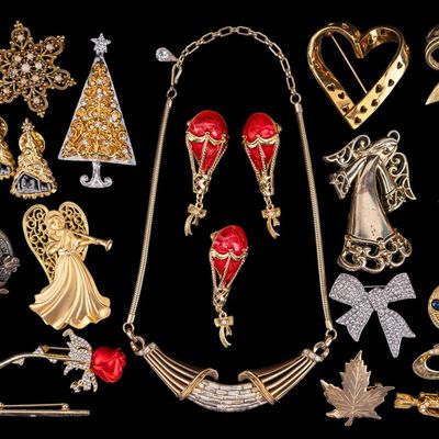Sale Photo Thumbnail #462: Corocraft Necklace & Assorted Brooch Collection