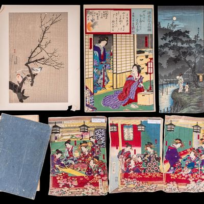 Sale Photo Thumbnail #281: Traditional Japanese Woodblock Prints