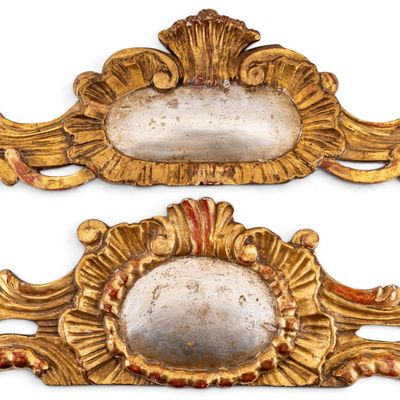 Sale Photo Thumbnail #149: Pair of Antique Carved Giltwood Rococo Wall Mounts