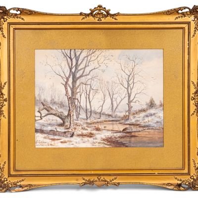 Sale Photo Thumbnail #270: Wedworth Wadsworth (1846-1926) Watercolor