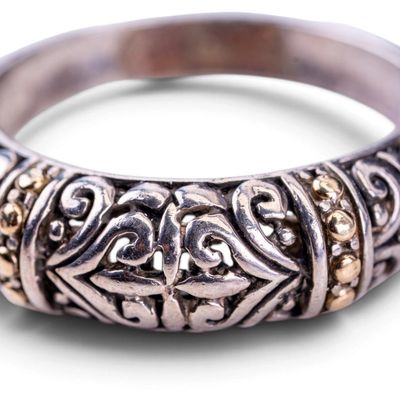 Sale Photo Thumbnail #515: Sterling and 18k Yellow Gold Effy Balissima Ring