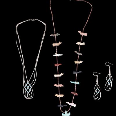 Sale Photo Thumbnail #352: Fetish Necklace and Sterling Jewelry
