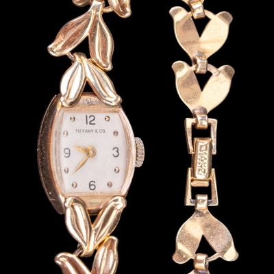 Sale Photo Thumbnail #512: 14k Yellow Gold Vintage Ladies Tiffany Watch