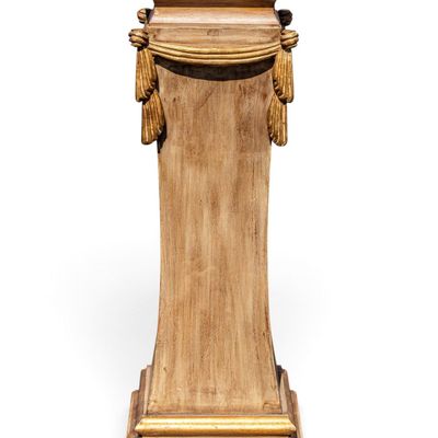 Sale Photo Thumbnail #16: Neoclassical-Style Wooden Column Pedestal Stand