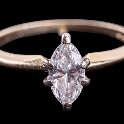 Sale Photo Thumbnail #602: 14K Yellow Gold .60ct Diamond Ring