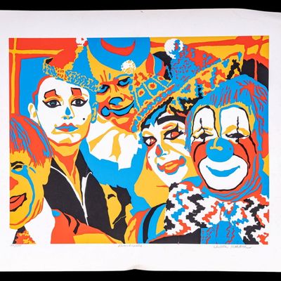 Sale Photo Thumbnail #307: Judith Hendler Signed "Punchinello" Ltd Ed Print
