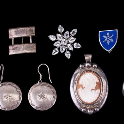 Sale Photo Thumbnail #545: Vintage Silver Jewelry Pieces