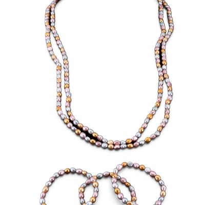 Sale Photo Thumbnail #375: Honora Necklace and Bracelets