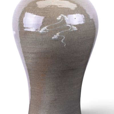 Sale Photo Thumbnail #192: Antique Korean Celadon Bottle Vase