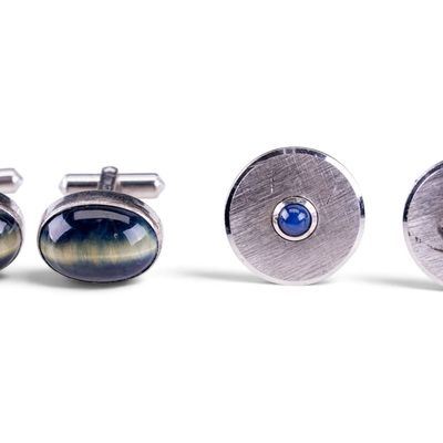 Sale Photo Thumbnail #586: Sterling Silver Cufflinks (2 Pairs)