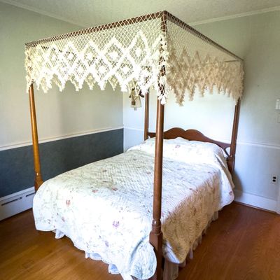 Sale Photo Thumbnail #42: Antique-Style Hagerty Four Poster Canopy Bed