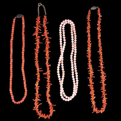 Sale Photo Thumbnail #496: Coral Necklace Collection (4)