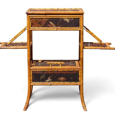 Sale Photo Thumbnail #28: 19th C Victorian Etagere in Aesthetic Movement