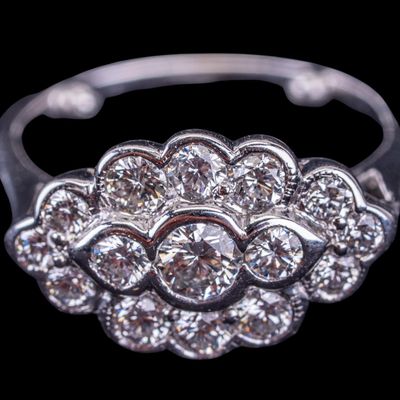 Sale Photo Thumbnail #604: 18K White Gold GIA Certified Diamond Ring