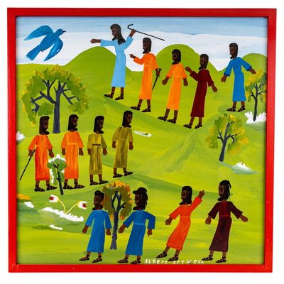 Sale Photo Thumbnail #130: Albert Artwell Painting Christ & Twelve Disciples