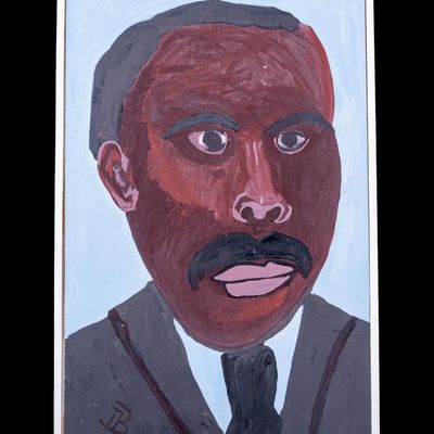Sale Photo Thumbnail #120: Errol Darling Portrait O/b