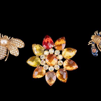 Sale Photo Thumbnail #447: Three Joan Rivers Brooches