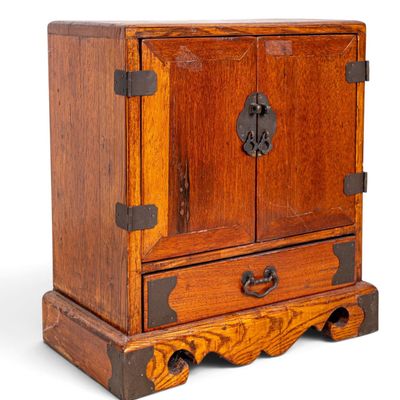 Sale Photo Thumbnail #319: Miniature Asian Tabletop Cabinet