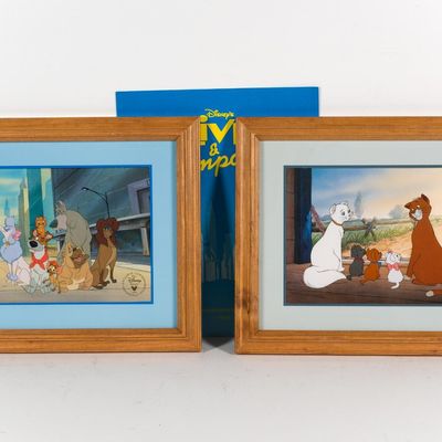 Sale Photo Thumbnail #237: 2 Disney Lithographs incl. Oliver and Company