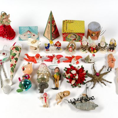 Sale Photo Thumbnail #64: Vintage Christmas Ornaments & Decorations