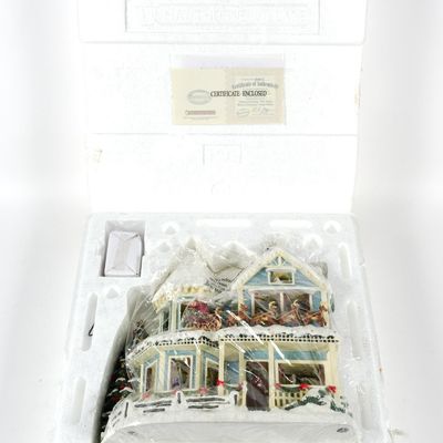 Sale Photo Thumbnail #159: Thomas Kinkade "The Night Before Christmas" Story House with COA