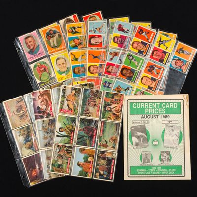 Sale Photo Thumbnail #229: 1950's Topps Football And Davy Crockett