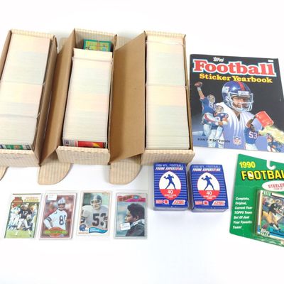 Sale Photo Thumbnail #181: 5 Boxes 1990's Score Football Cards
