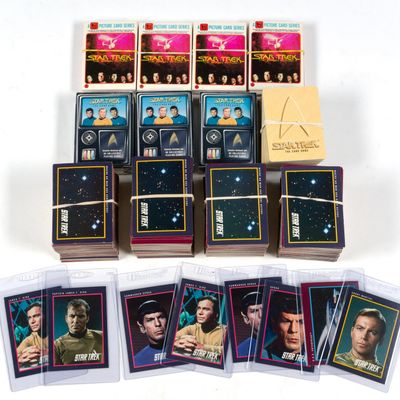 Sale Photo Thumbnail #133: Star Trek Trading Cards Incl. Impel