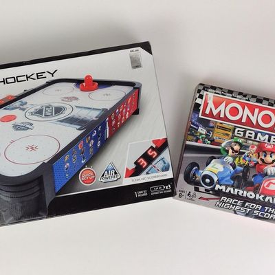 Sale Photo Thumbnail #259: Miniature Air Hockey Table and Board Game
