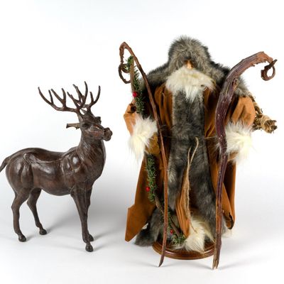 Sale Photo Thumbnail #207: 2 Vintage Christmas Figures