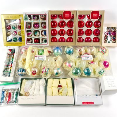 Sale Photo Thumbnail #23: Blown Glass Christmas Ornaments Incl. Shiny Brite