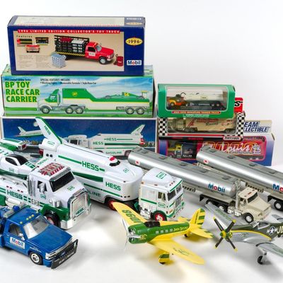 Sale Photo Thumbnail #173: 13 Toy Trucks and Planes incl Hess