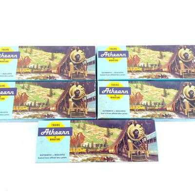 Sale Photo Thumbnail #176: 5 Boxes Athearn H-O Gauge Amtrak Model Trains